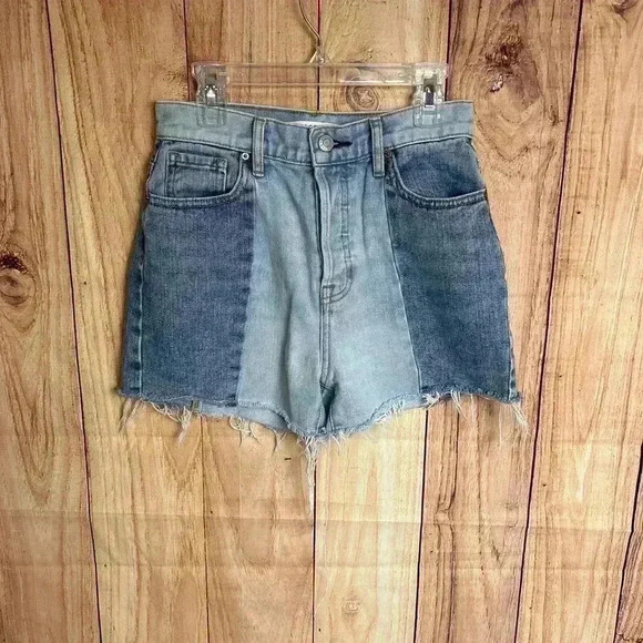 *Pacsun Denim Icon High Rise Shorts Size 25 - Picture 2 of 7